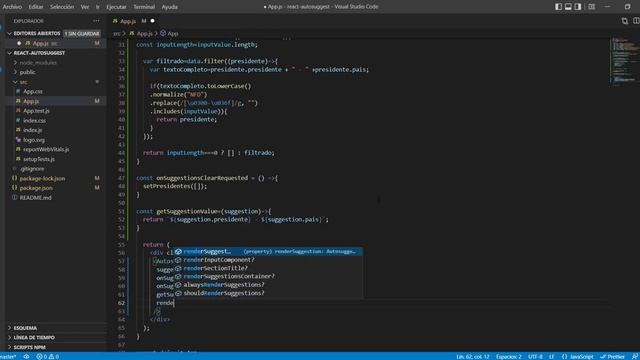 Autocomplete Sencillo en React JS || React Hooks || Tutorial en Español смотреть онлайн