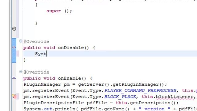 Simple Java Plugin Programming Tutorial - Episode 5 - Fixes to the code. смотреть онлайн