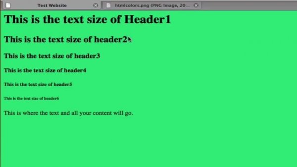 HTML for Beginners | Lesson 2: Background Color & Common Tags