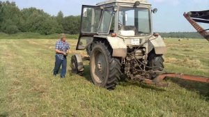 Заготовка сена на мтз-82