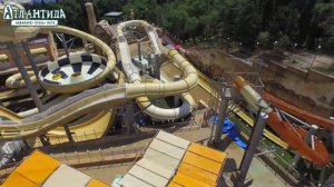 Крым Аквапарк Атлантида Ялта / Первый в Ялте / Самые Крутые водные горки!!!