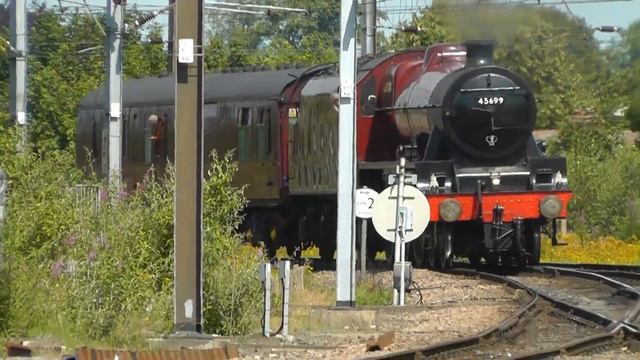 LMS Jubilee Class 4-6-0 No 45699 'Galatea' - Video Footage From 2013. смотреть онлайн