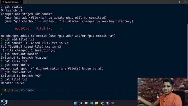 Git and GitHub Crash Course | Learn to use Git and connect it with GitHub ~ TechHarvesting смотреть онлайн