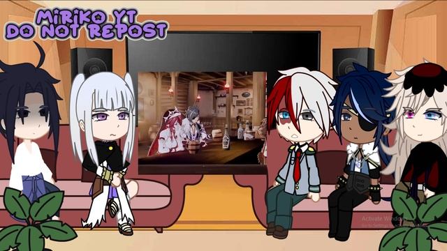 Fandoms React To Kaeya | Genshin Impact | Gacha Club