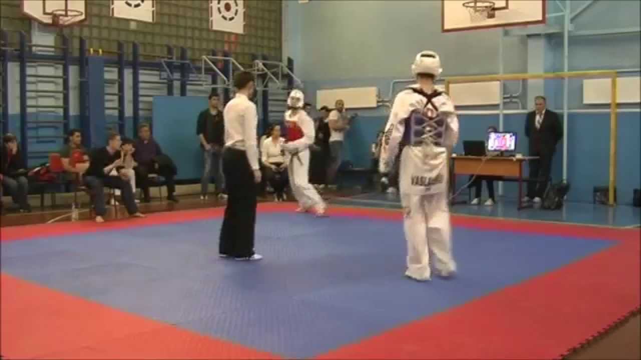 Taekwondo WTF. V Открытое Первенство района Кузьминки. 29.03.2015. Ваславский-Климов. смотреть онлайн