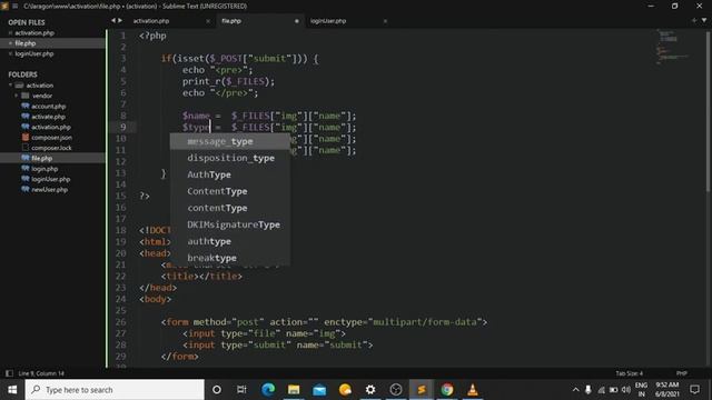 How To Send File Through Form in Php , смотреть онлайн