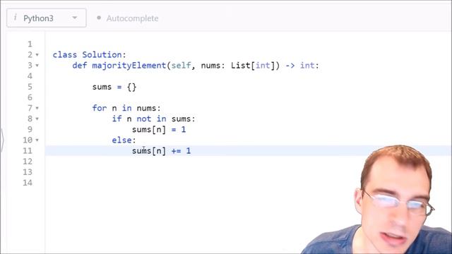 Python Programming Practice: LeetCode #169 -- Majority Element смотреть онлайн