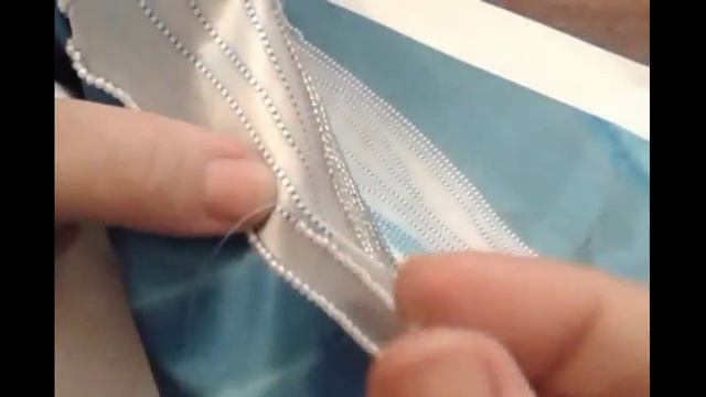 Мастер-класс по вышивке швом назад иголка и в технике полукрест