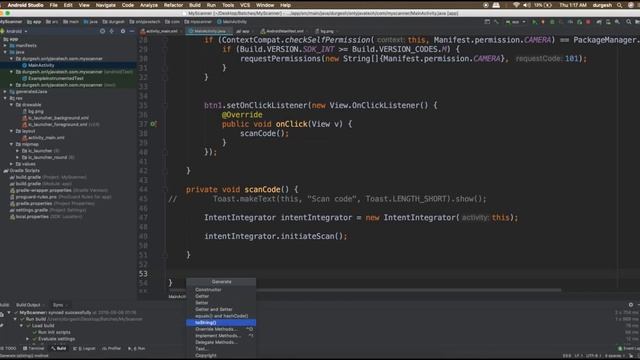 Android QR Scanner and Generator in Hindi смотреть онлайн