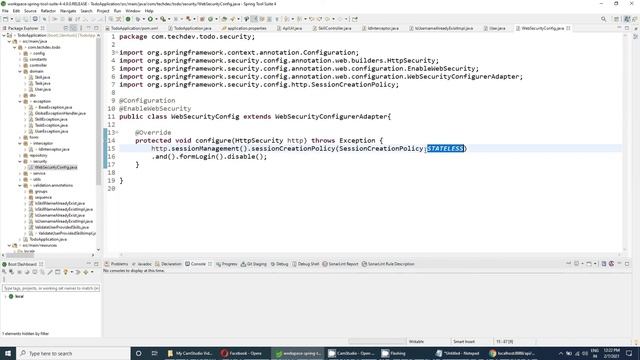 Advanced Spring Security: Implementing Custom Security Configuration with Disabled Form Login смотреть онлайн