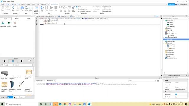 Using Remote Events Roblox Lua Tutorial смотреть онлайн