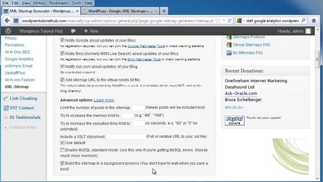 Using the Google XML Sitemap Generator for Your WordPress смотреть онлайн