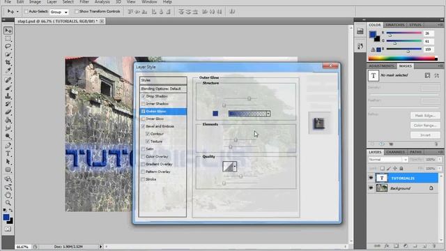 Simple Graffiti on wall effect in Photoshop CS5 - Tutorialis Tutorials смотреть онлайн
