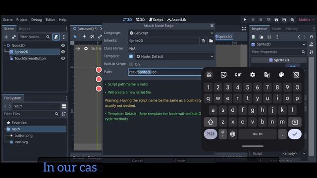 How to add touch screen controls in Godot 4 || Godot mobile editor tutorial смотреть онлайн
