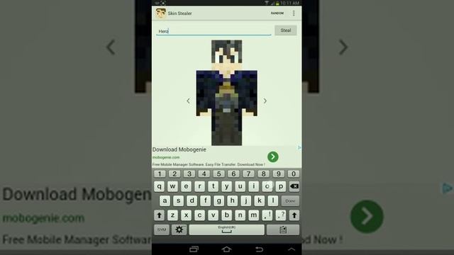 Minecraft pe how to get Herobrine skin смотреть онлайн