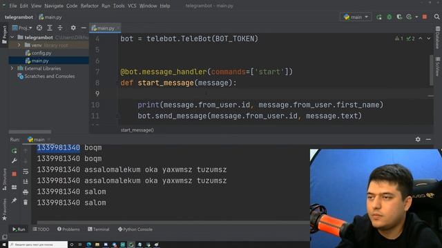Dastruchi | ? LIVE STREAM ? | Python telegram bot смотреть онлайн