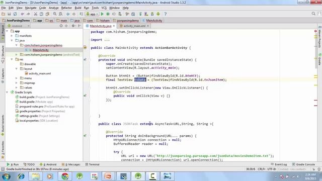 3 -JSON Parsing-Network смотреть онлайн