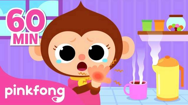 Monkey Got a Boo-Boo 🐵 🏥 | First Aid Song and more | Pinkfong Safety Songs | Pinkfong Songs for Ki смотреть онлайн