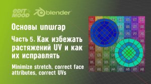 Развертка в Blender 3 | Часть 5. Как избежать растяжений на UV. Как исправить искажения текстур