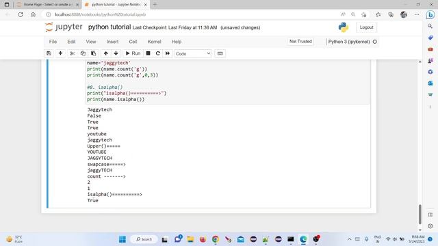 String Methods in Python | JaggyTech смотреть онлайн