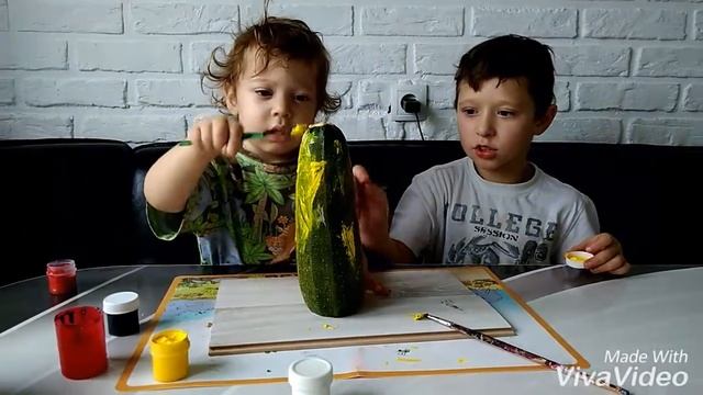 Поделка "Осенние дары" из овощей. Энгри Берс смотреть онлайн