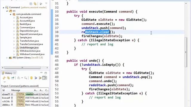 Design Patterns Session 4 (Command, Undo/Redo) смотреть онлайн
