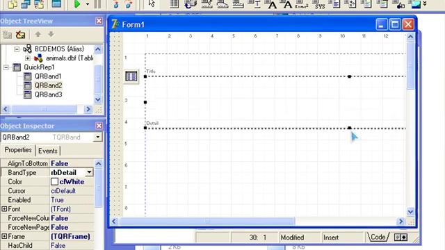 Создание отчетов баз данных в Delphi смотреть онлайн