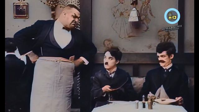 #CharlieChaplin  The Immigrant (1917) Color | Co-Star Edna Purviance