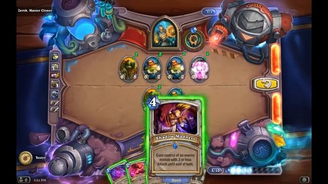 Solution Puzzle Lab Mirror: Shrinking Solutions - Zerek, Master Cloner (2/5), Hearthstone Boomsday смотреть онлайн