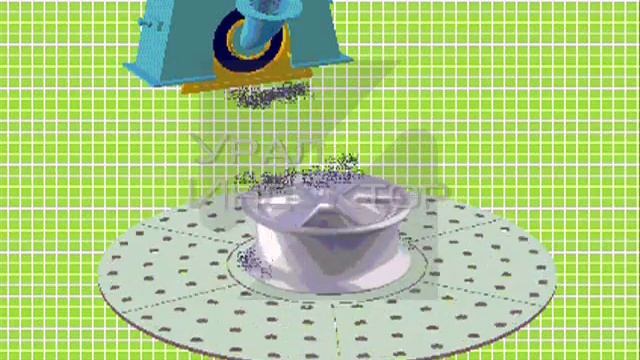 Дробеструйная установка с вращающимся столом (Дробомет, дробемет) смотреть онлайн