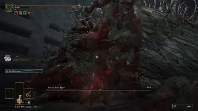 ELDEN RING™ War-Dead Catacombs BOSS Putrid Tree Spirit смотреть онлайн