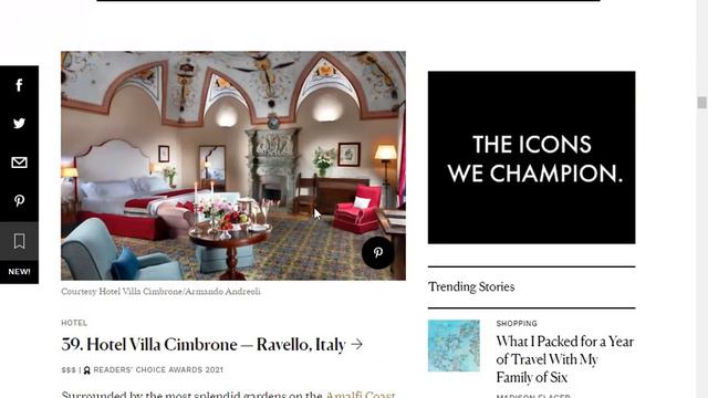 Lec 5 The Best Hotels in the World 2021 Readers’ Choice Awards смотреть онлайн