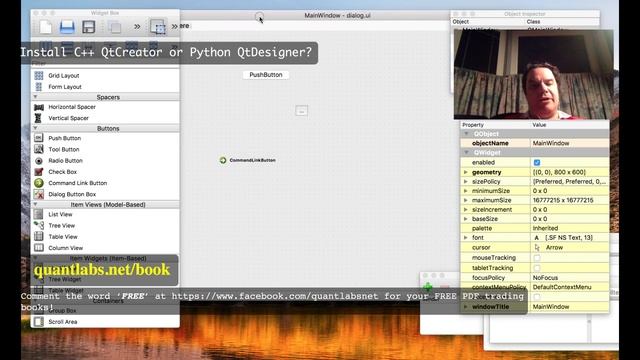 Install C++ QtCreator or Python QtDesigner? смотреть онлайн