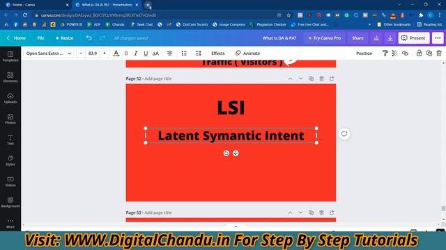 Best SEO Strategy To Get More Website Traffic || LSI Keywords || In Telugu By Digital Chandu смотреть онлайн
