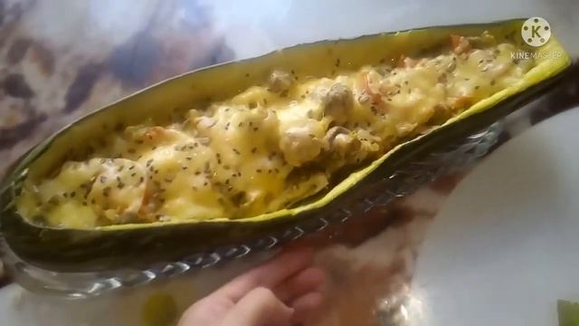 Фарширую большущий кабачок, супер вкусно! О моей самой дорогой покупке в этом году. На даче. смотреть онлайн
