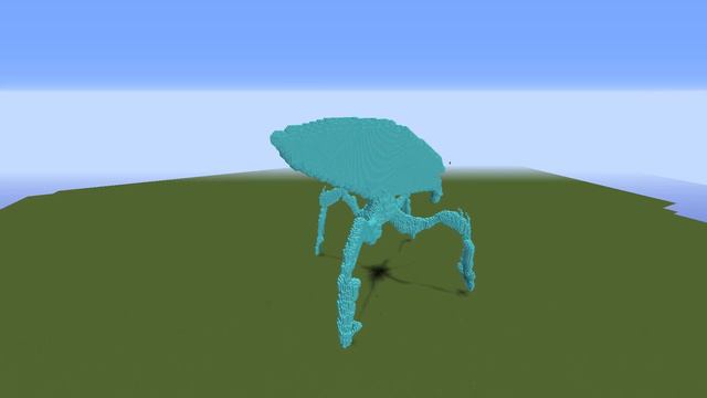Захватчик из игры Horizon zero dawn (горизонт нулевого рассвета) в minecraft by roym1ng