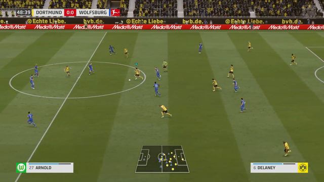 FIFA 19 Bundesliga Borussia Dortmund-Wolfsburg смотреть онлайн