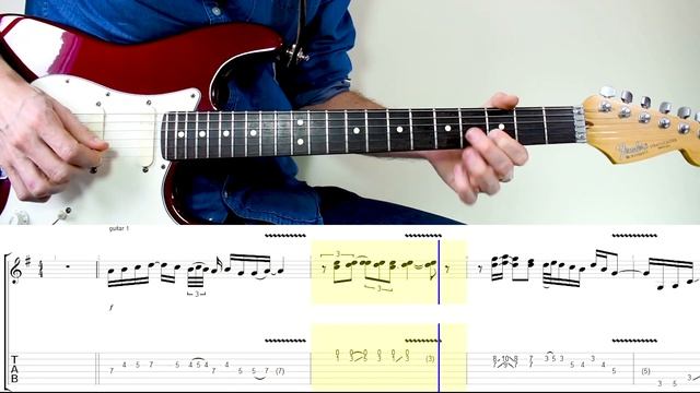 Top 10 Intermediate Guitar Solos ?(Guitar Lesson With TAB & Score)?
