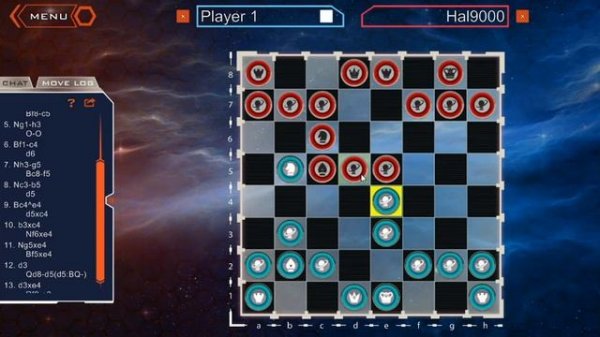 Quantum Chess, wining using superposition in progress