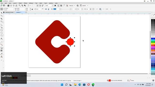 Coreldraw Logo Design Tutorial : How to create logo in corel draw | #coreldraw #tutorial #vector смотреть онлайн