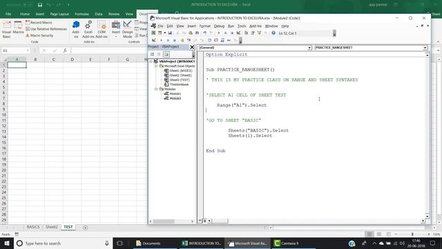 Introduction to Excel VBA HINDI - Series 2/5 смотреть онлайн