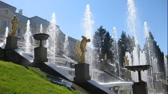 Петергоф - Петродворец - Petergof - Peterhof - Фонтаны смотреть онлайн