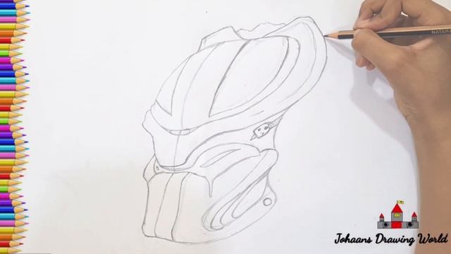 How to draw The Predator | Easy Sketch Tutorial смотреть онлайн