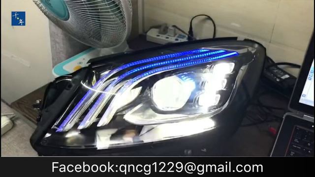 W222 old modified new, Mercedes-Benz S350, S450, S63 front light to transform new, before and after смотреть онлайн