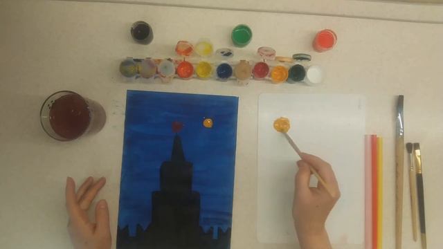 Рисование "Салют Победы" смотреть онлайн