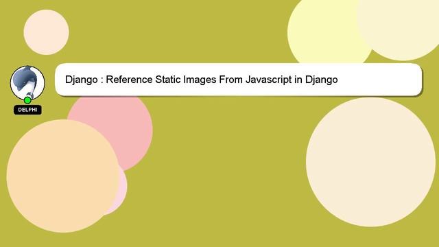 Django : Reference Static Images From Javascript in Django смотреть онлайн