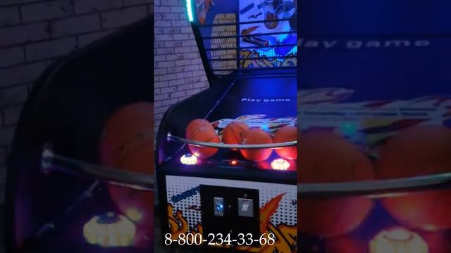 "Баскетбол с подвижной корзиной" детский игровой автомат смотреть онлайн