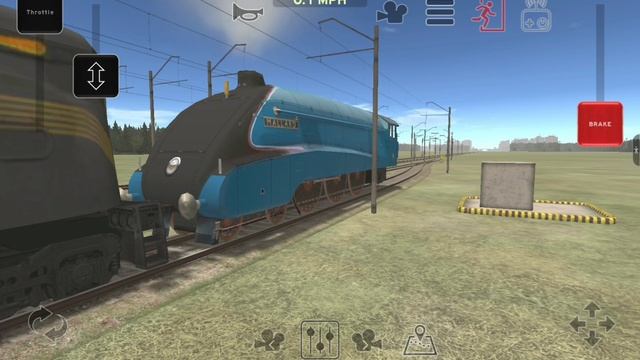 Mallard doing the speedy combo test - Can it do it or not? | Train and Rail Yard Simulator смотреть онлайн