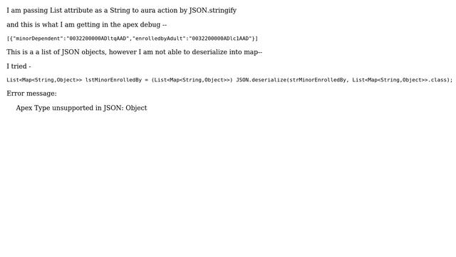 Salesforce: Get List of JSON objects in Map (2 Solutions!!) смотреть онлайн
