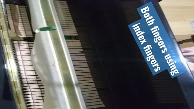 Fastest I can repeatedly play a note on my Upright Piano смотреть онлайн
